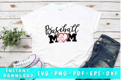 Baseball mom SVG