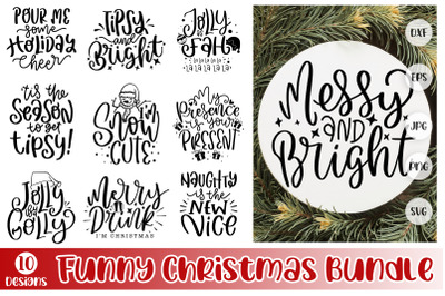 Funny Christmas SVG Bundle Vol 5