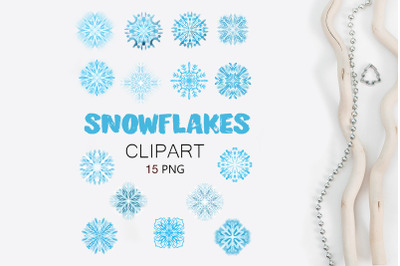 Snowflakes Clipart | Winter snow clip art