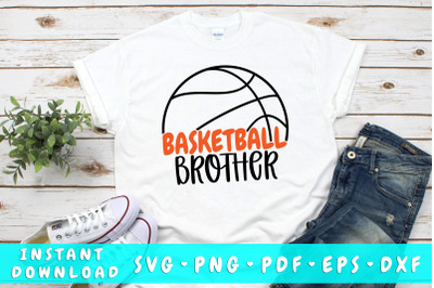 Basketball brother SVG