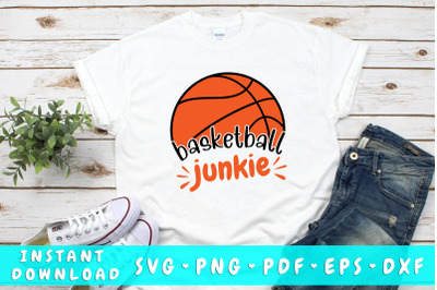 Basketball junkie SVG