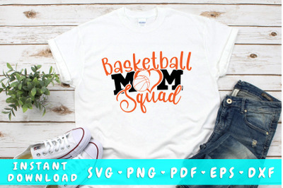 Basketball mom squad SVG