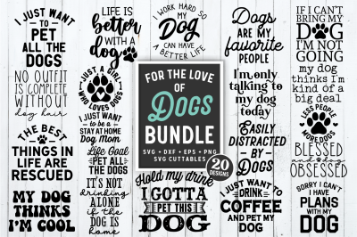 I Love Dogs Bundle | SVG Bundle