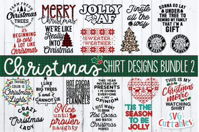 Christmas Shirt Bundle 2 | SVG Bundle