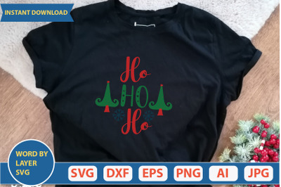 HO HO HO SVG CUT FILE