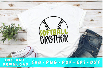 Softball brother SVG