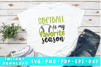 Softball is my favorite season SVG