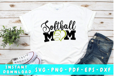 Softball mom SVG