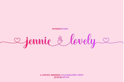 Jennie Lovely Script