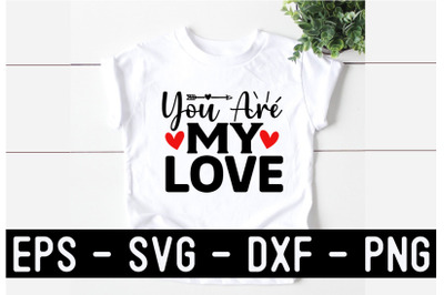 Love SVG T shirt Design Template