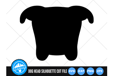 Dog Head Silhouette SVG | Dog SVG | Dog Cut File