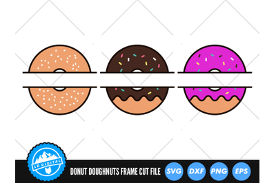 Donut Frame SVG | Doughnut Cut File