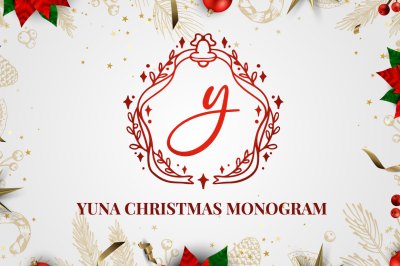 Yuna Christmas Monogram