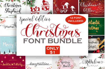 Special Edition Christmas Font Bundles