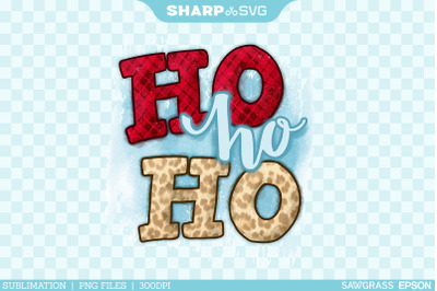 Ho Ho Ho PNG Sublimation - Christmas Gnome Design 1