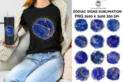 Zodiac Bunde Constellations PNG