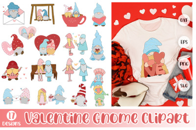Valentine Gnomes SVG Bundle