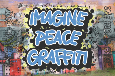 Imagine Peace Graffiti