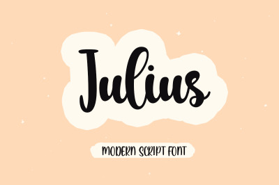 Julius Modern Script Font