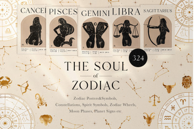 Zodiac Signs Constellation Art