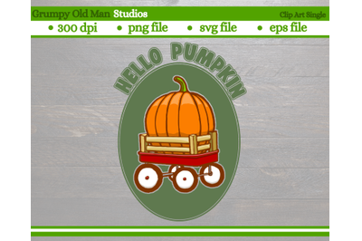 huge pumpkin in a red wagon | thanksgiving