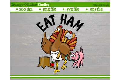 funny cartoon turkey with pig | thanksgiving