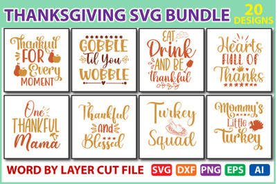 Thanksgiving SVG Bundle vol.8