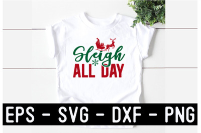 Christmas SVG T shirt Design Template