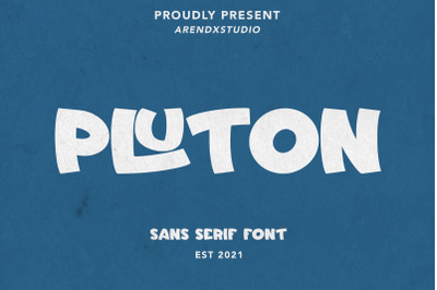 Pluton - Sans Serif Font