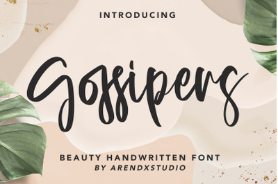 Gossipers - Beauty Handwritten Font