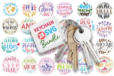 Keychain SVG Bundle