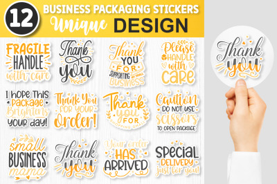 Yellow Business Packaging SVG Bundle