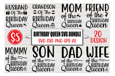 Birthday Queen SVG Bundle