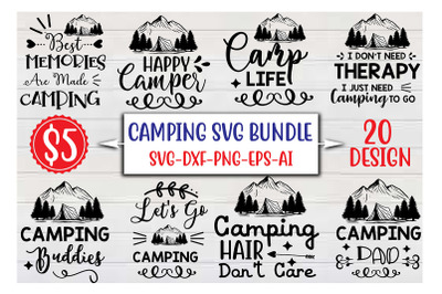 Camping SVG Bundle