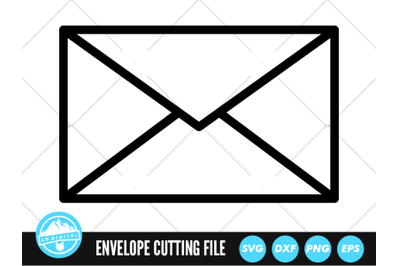Mail Envelope Outline SVG | Postal Letter SVG