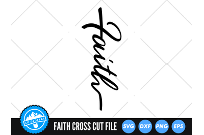 Faith Cross SVG | Religious Cut File