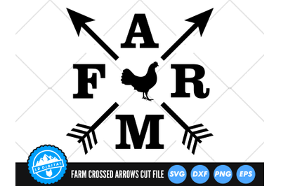 Farm Crossed Arrows SVG | Farmhouse SVG | Farm Cut File