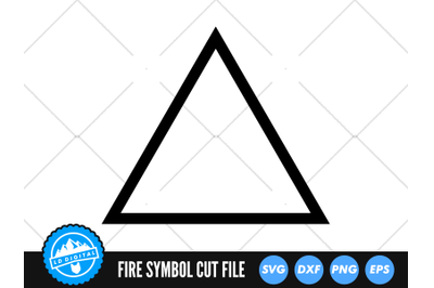 Fire Symbol SVG | Alchemy Symbol SVG | Sacred Geometry SVG