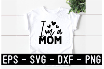 Fanny Mom SVG T shirt Design Template