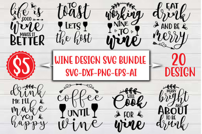 Wine Design SVG Bundle