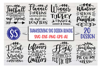 Thanksgiving SVG Design Bundle