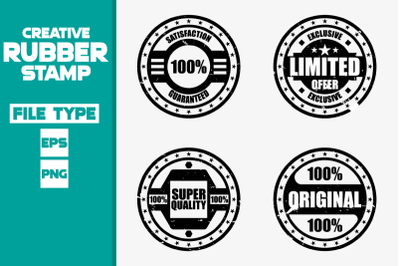Limited offer and super quality modern rubber stamp set