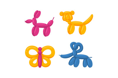 Balloons animals. Kids party decoration&2C; air rubber balloons different