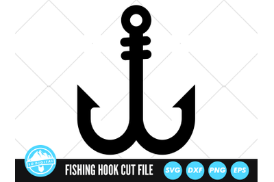 Fish Hook SVG | Fishing Hook Cut File | Fishing Rod Hook SVG