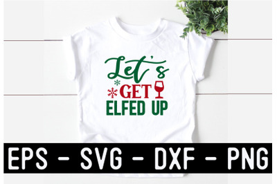 Christmas Wine SVG T shirt design Template