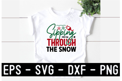 Christmas Wine SVG T shirt design Template