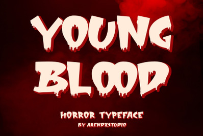 Young Blood - Horror Typeface