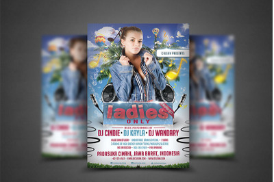 Ladies Only Flyer Template