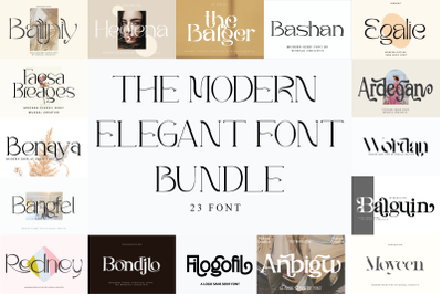 The Modern Elegant Font