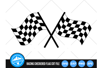 Racing Flag SVG | Checkered Flag Cut File | Race Flag SVG